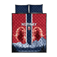 Norway Football 2026 Quilt Bed Set Norge On Top