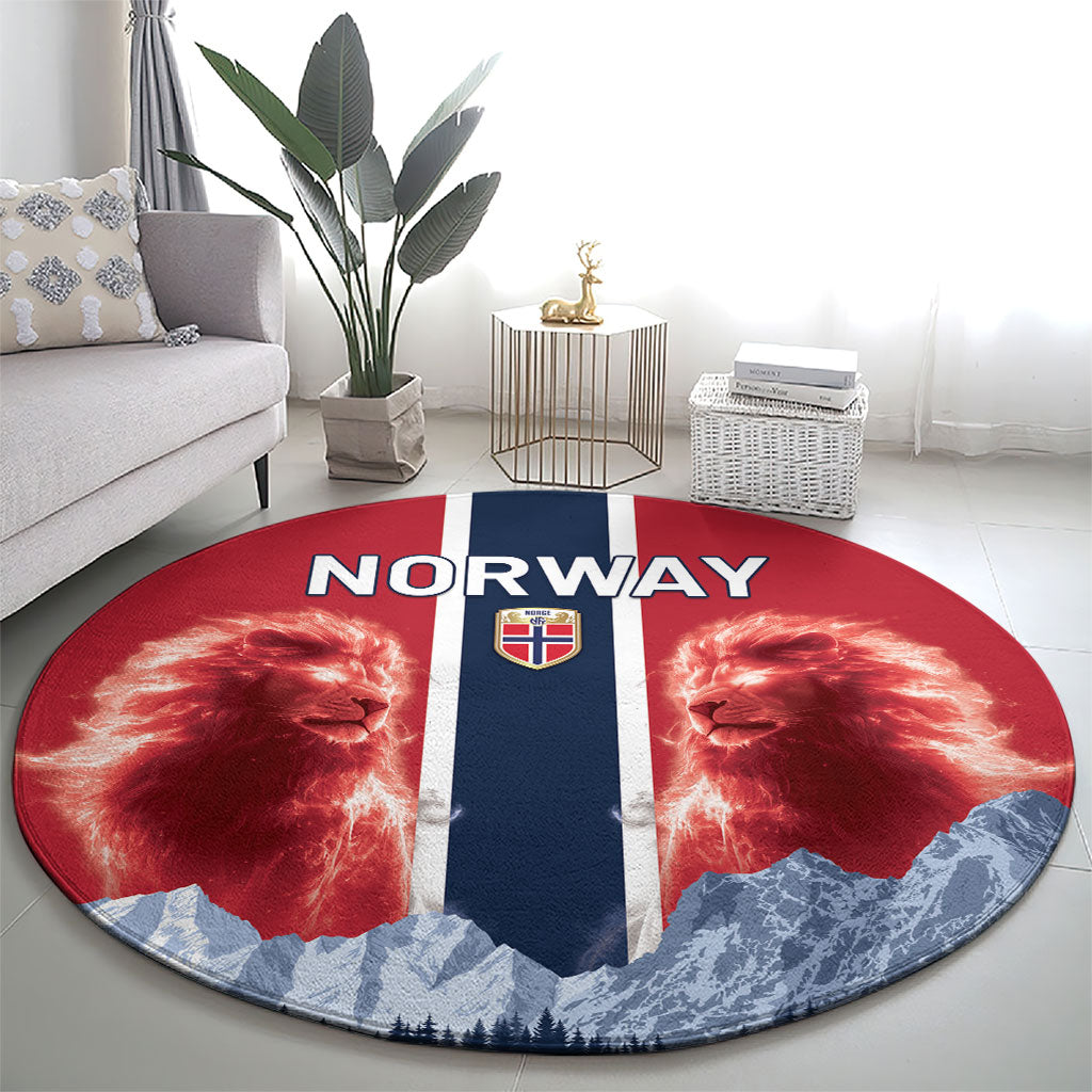Norway Football 2026 Round Carpet Norge On Top