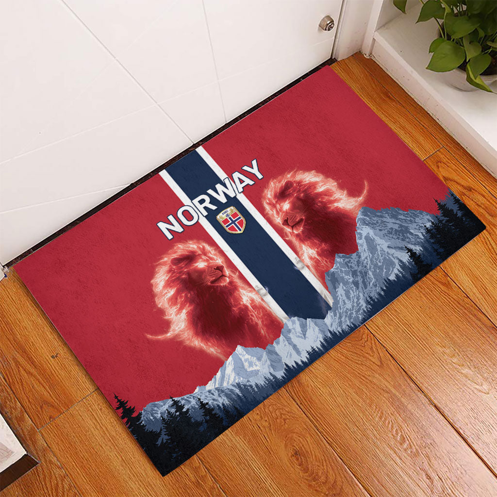 Norway Football 2026 Rubber Doormat Norge On Top