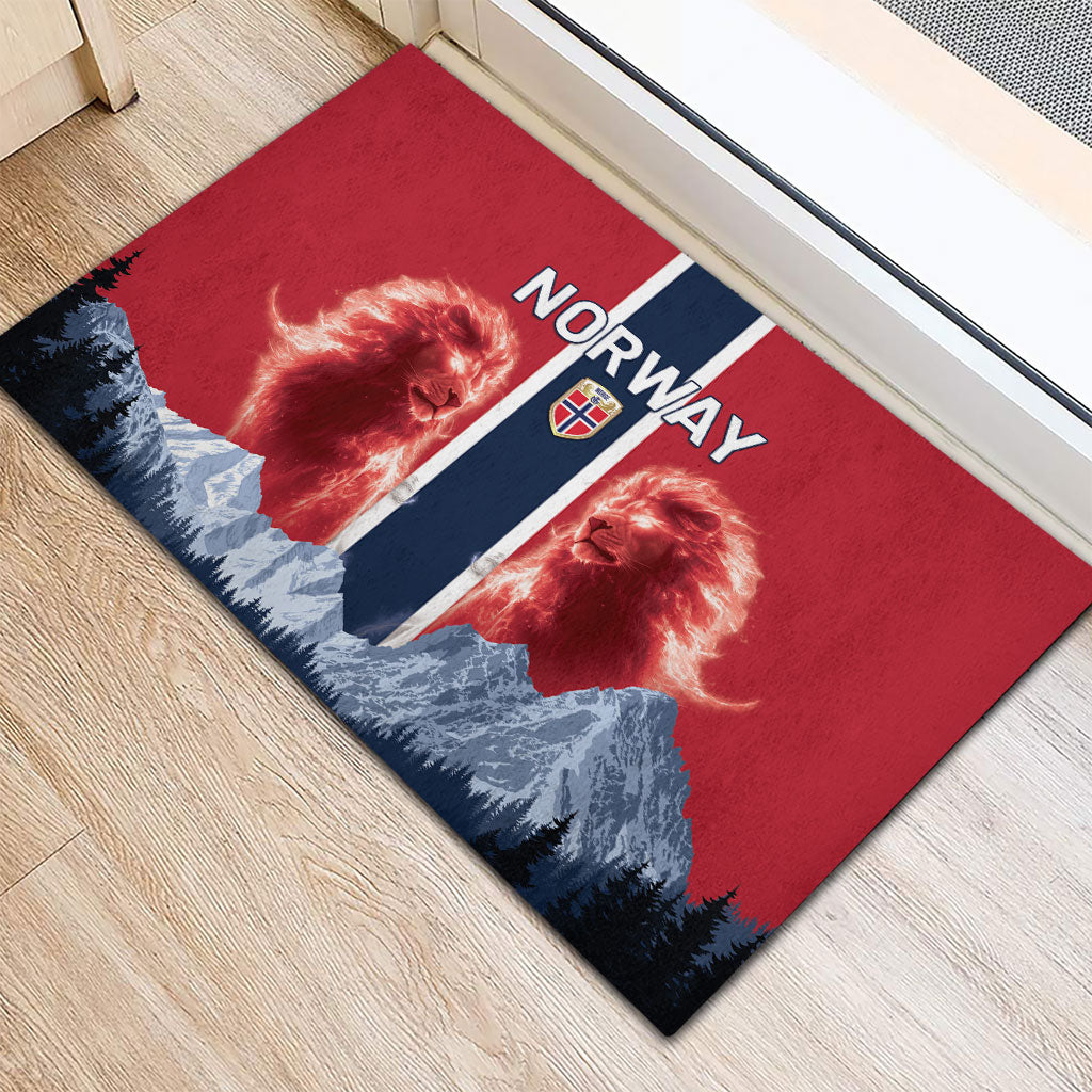 Norway Football 2026 Rubber Doormat Norge On Top