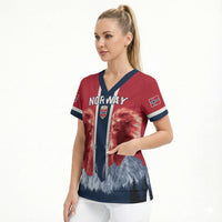 Custom Norway Football 2026 Scrub Top Norge On Top