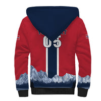 Custom Norway Football 2026 Sherpa Hoodie Norge On Top