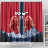 Norway Football 2026 Shower Curtain Norge On Top