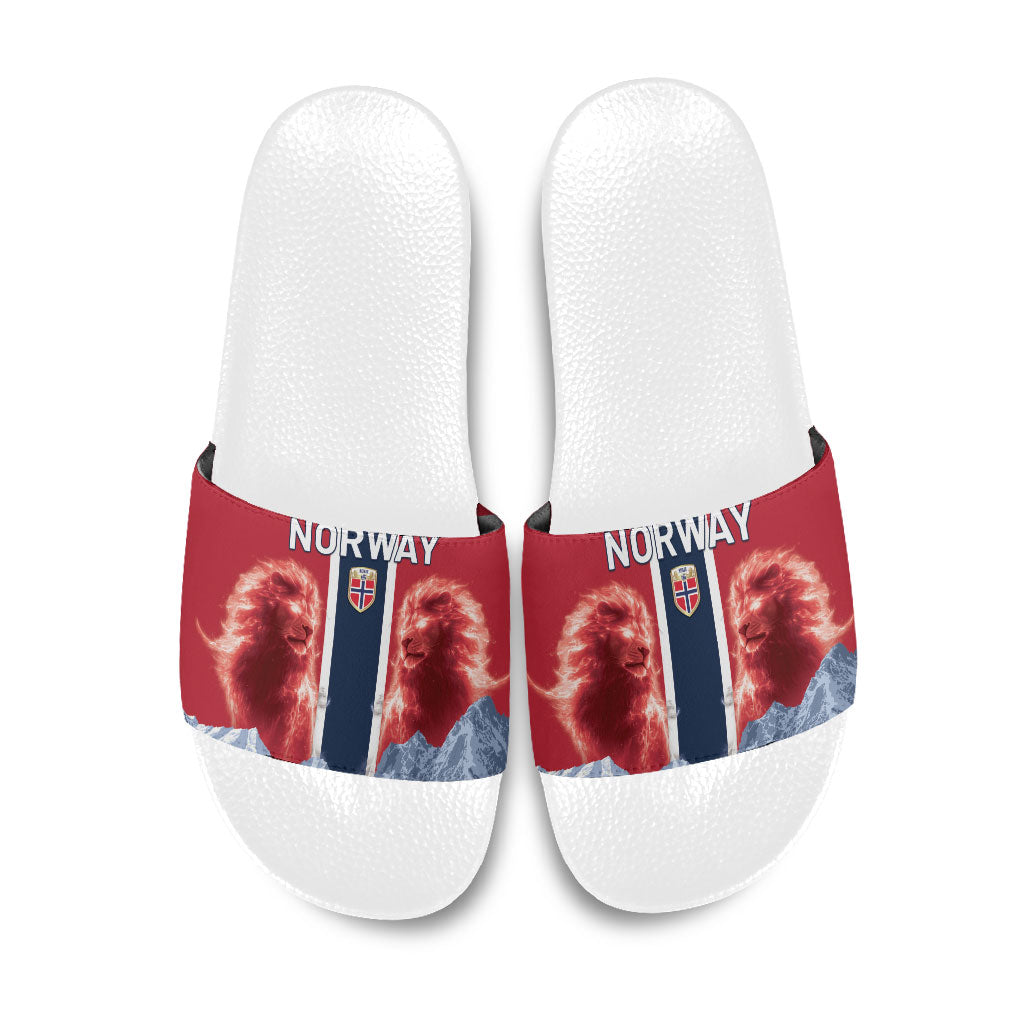 Norway Football 2026 Slide Sandals Norge On Top