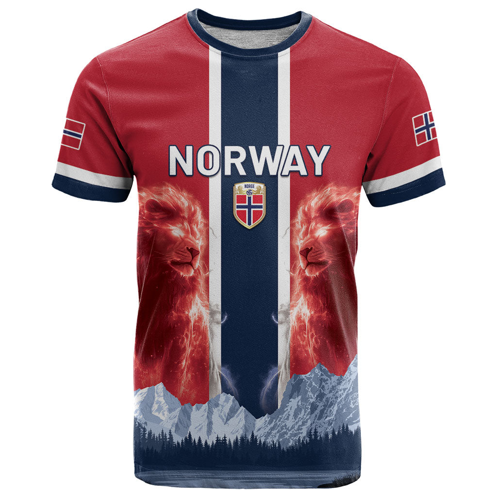 Custom Norway Football 2026 T Shirt Norge On Top