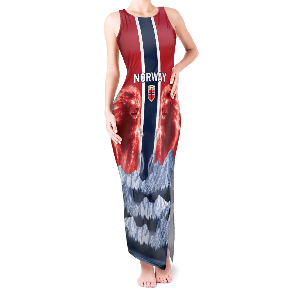Custom Norway Football 2026 Tank Maxi Dress Norge On Top