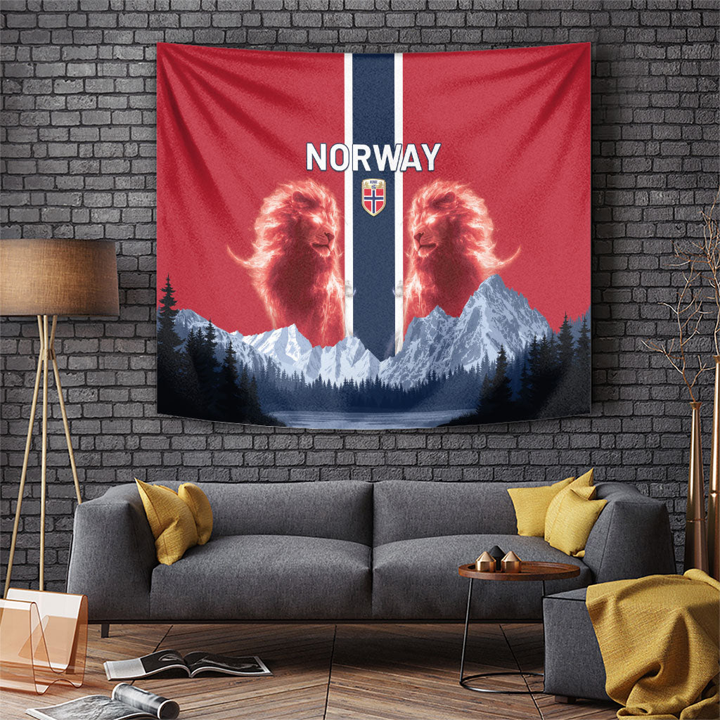 Norway Football 2026 Tapestry Norge On Top