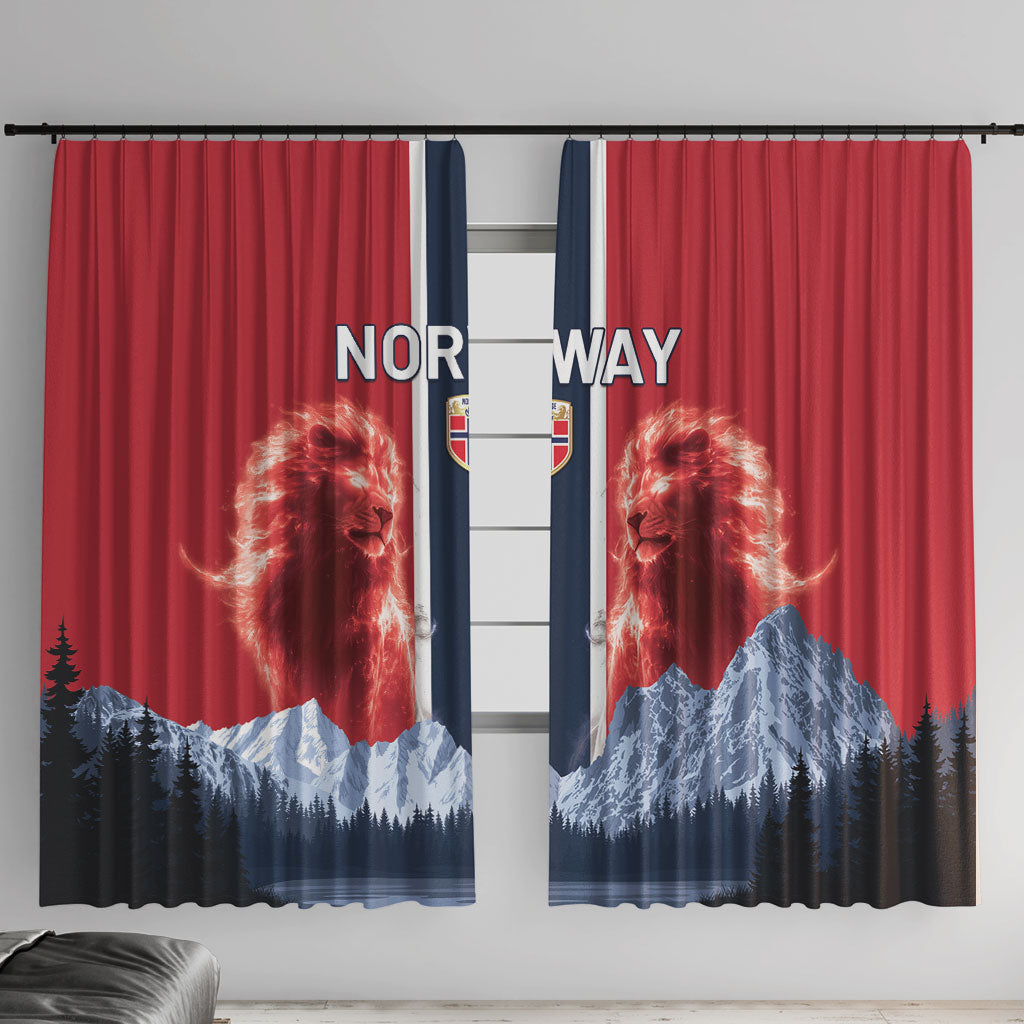 Norway Football 2026 Window Curtain Norge On Top