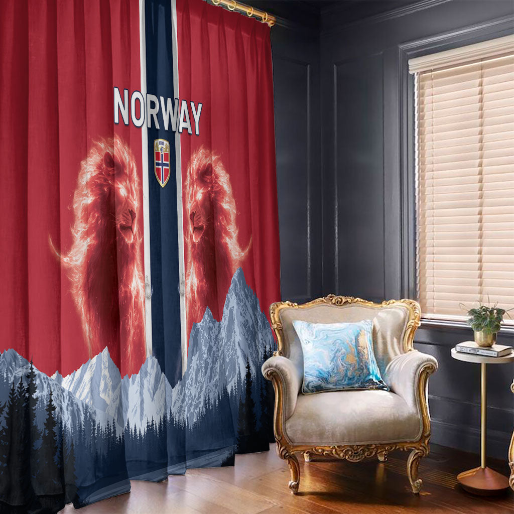Norway Football 2026 Window Curtain Norge On Top