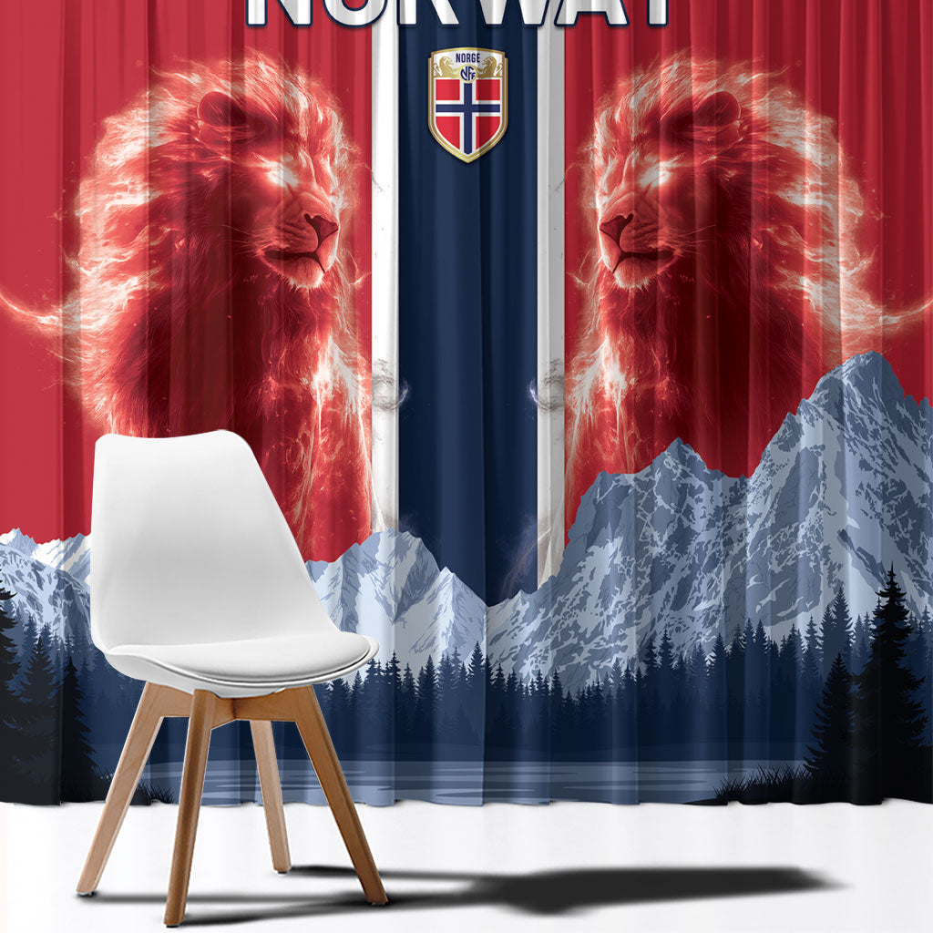 Norway Football 2026 Window Curtain Norge On Top