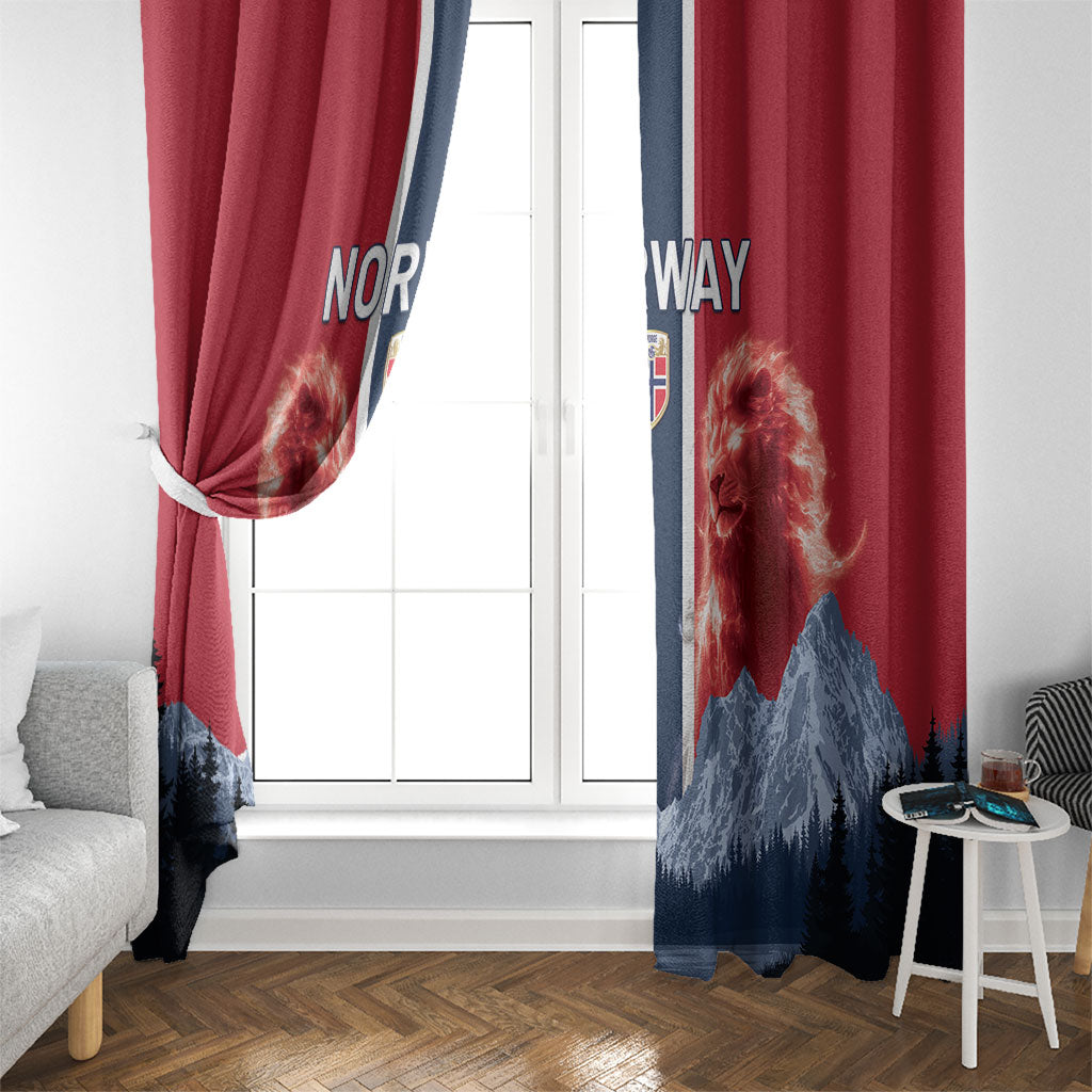 Norway Football 2026 Window Curtain Norge On Top