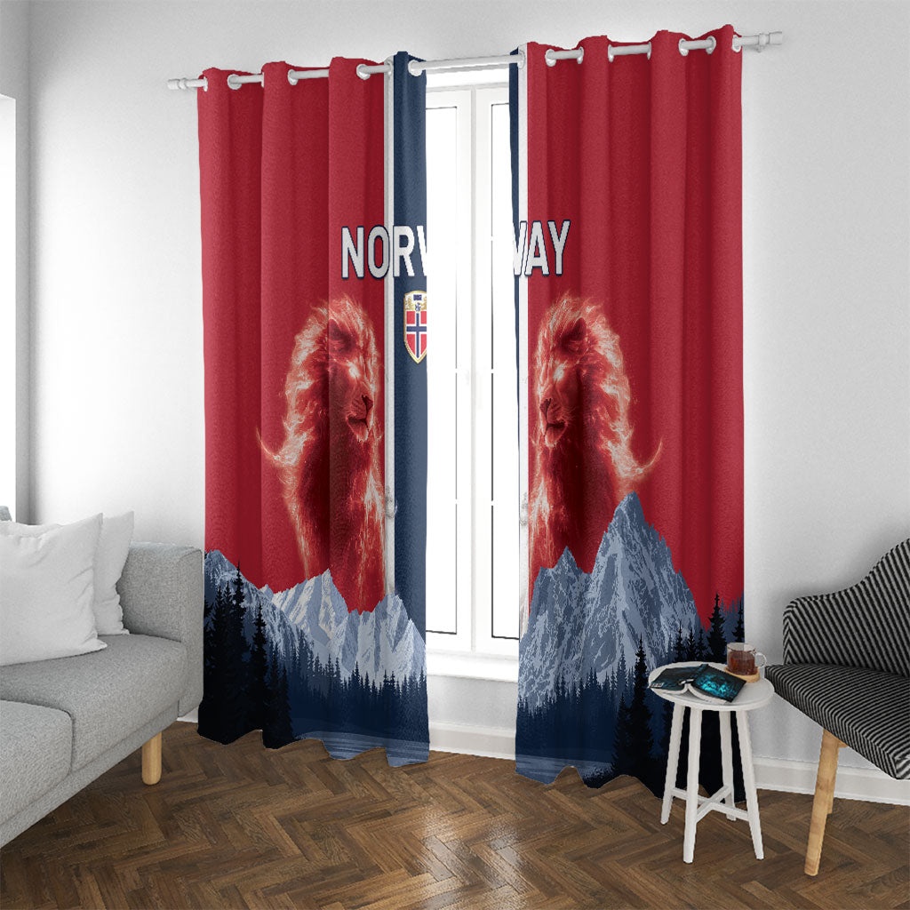 Norway Football 2026 Window Curtain Norge On Top