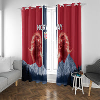 Norway Football 2026 Window Curtain Norge On Top
