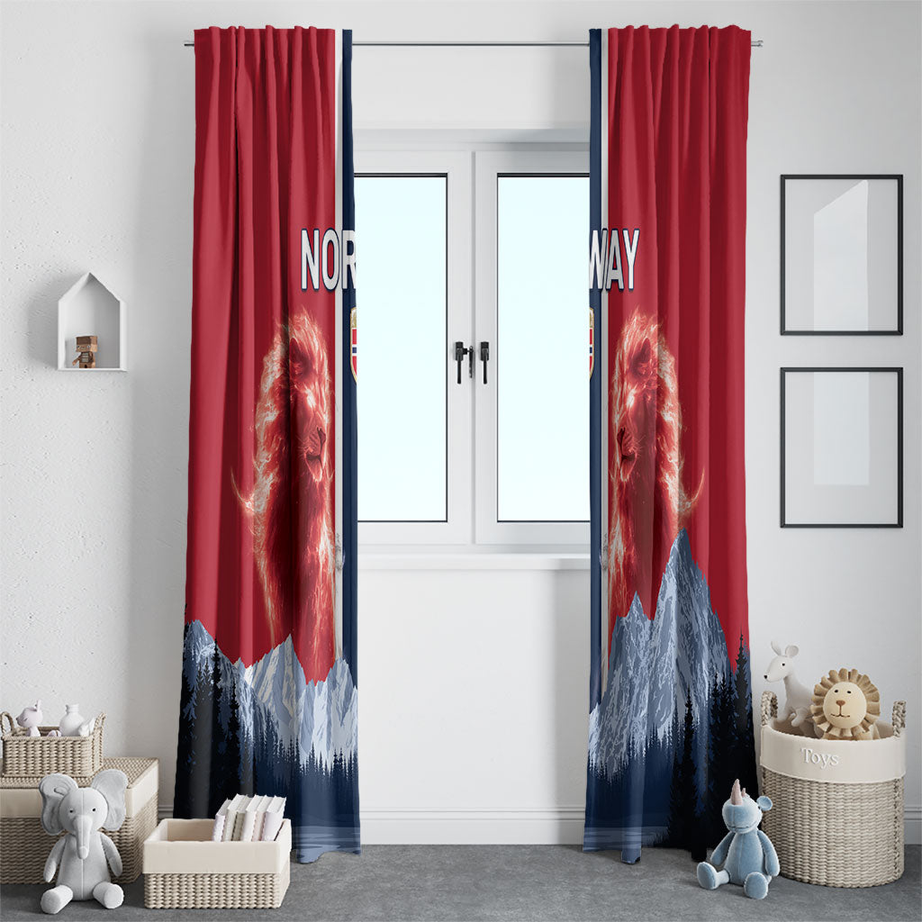 Norway Football 2026 Window Curtain Norge On Top