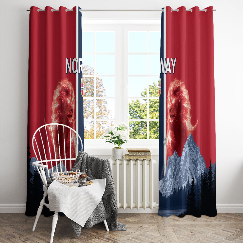 Norway Football 2026 Window Curtain Norge On Top