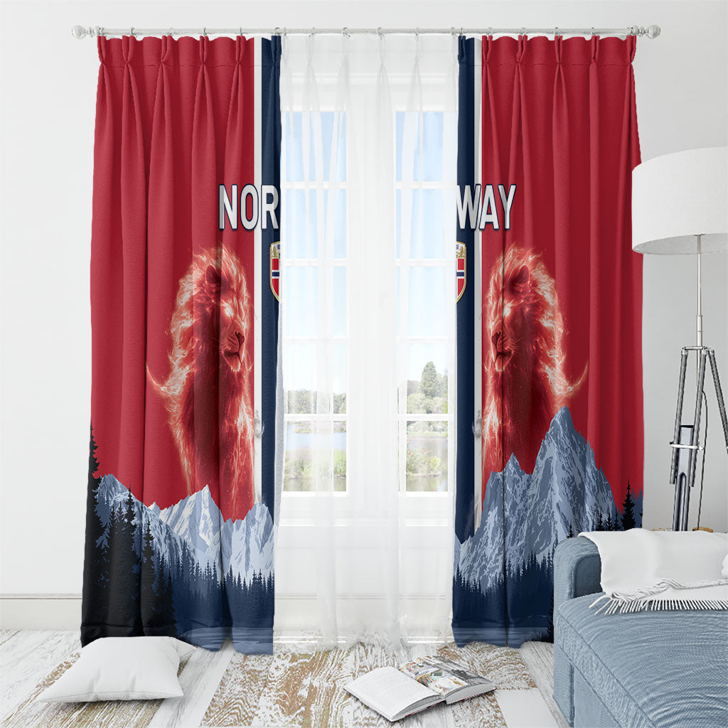 Norway Football 2026 Window Curtain Norge On Top