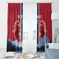 Norway Football 2026 Window Curtain Norge On Top