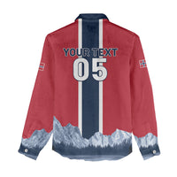 Custom Norway Football 2026 Women Casual Shirt Norge On Top