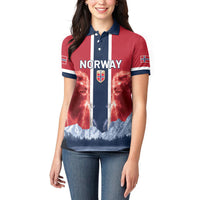 Custom Norway Football 2026 Women Polo Shirt Norge On Top
