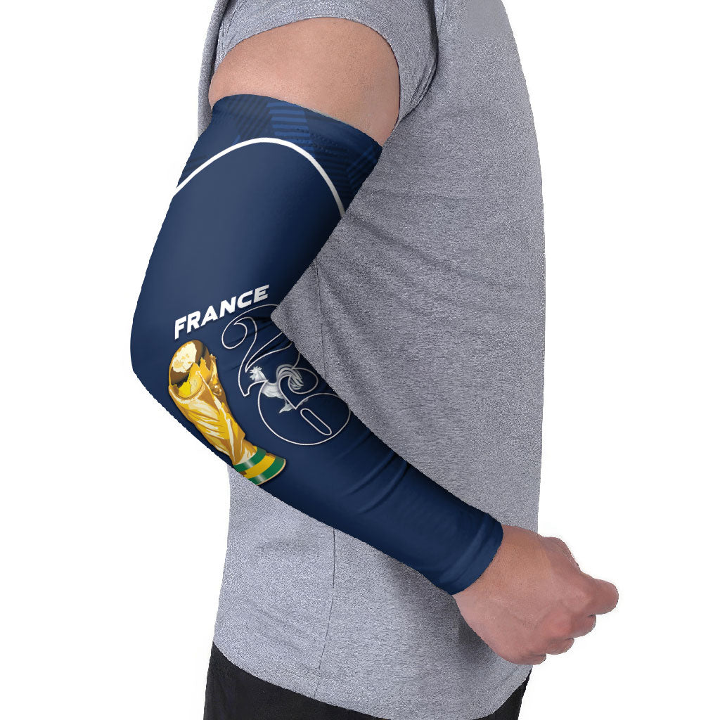 Custom France Football 2026 Arm Sleeves Road To Champions