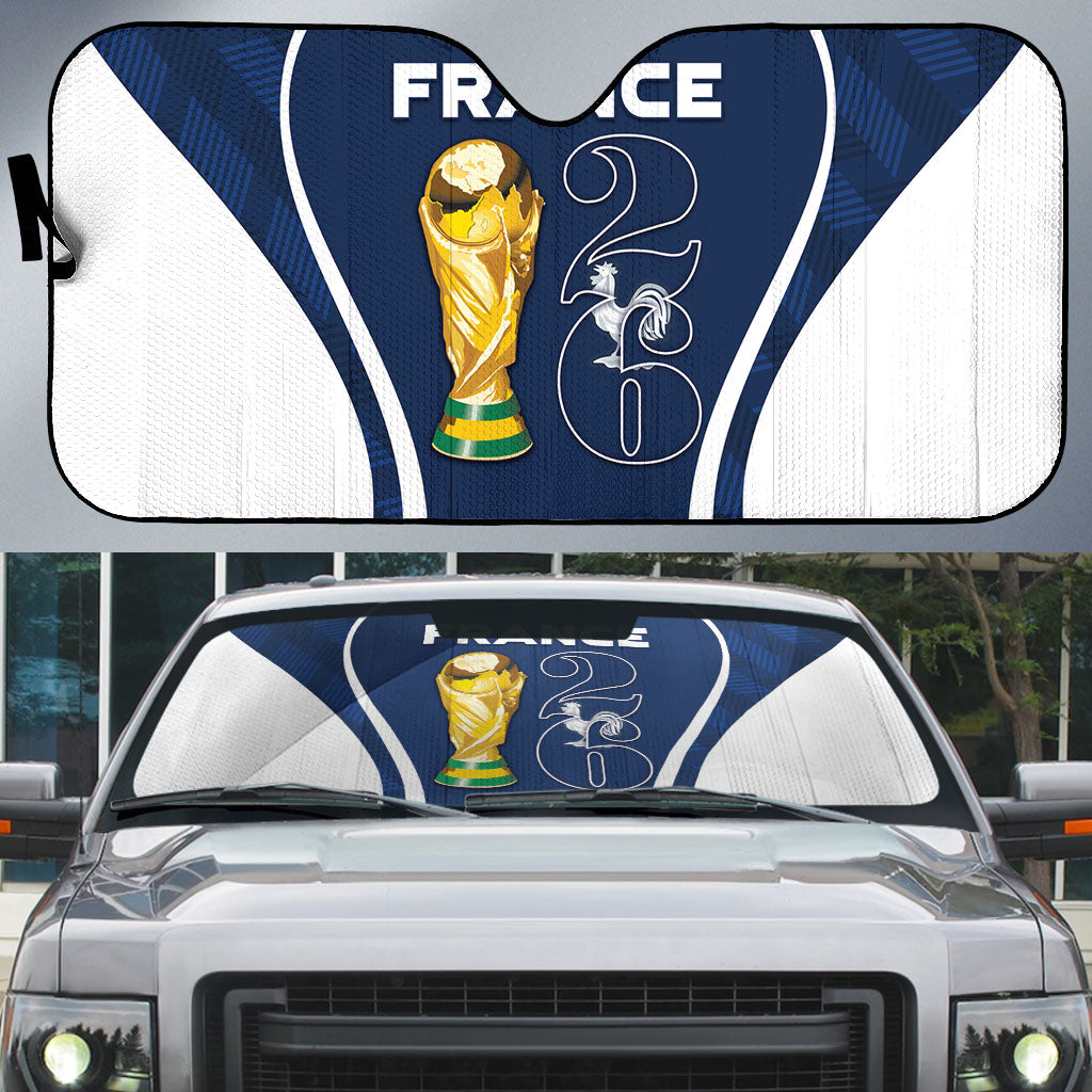France Football 2026 Auto Sun Shade Road To Champions