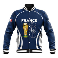 Custom France Football 2026 Baseball Jacket Road To Champions
