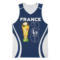 Custom France Football 2026 Basketball Jersey Road To Champions
