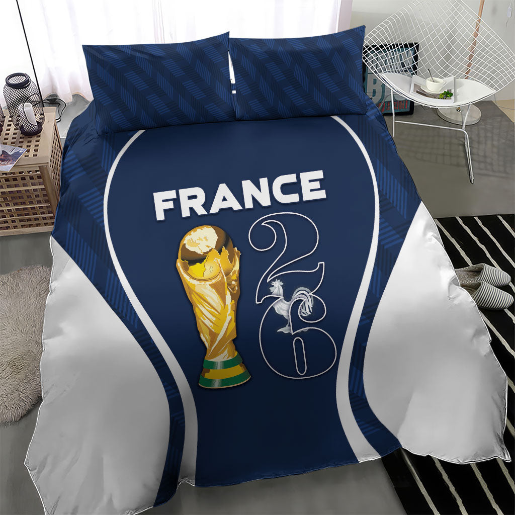 France Football 2026 Bedding Set Road To Champions