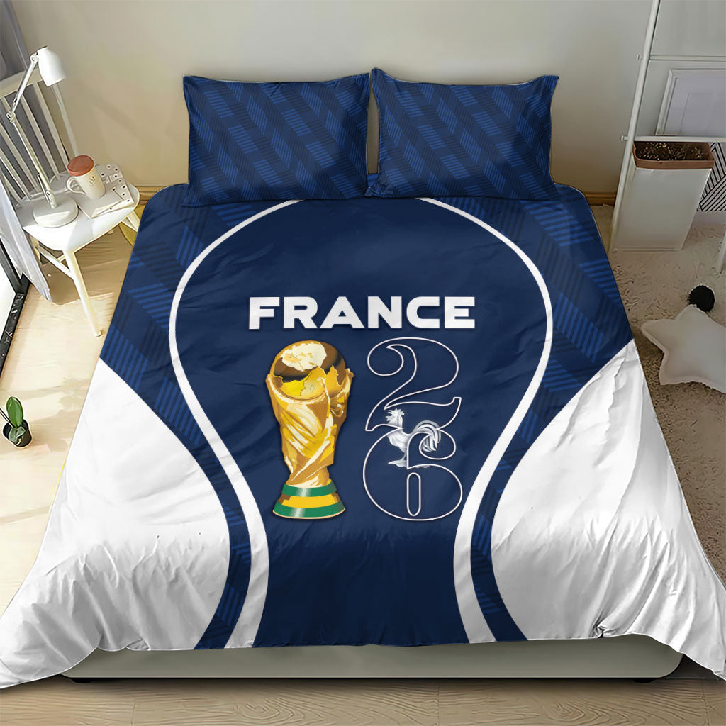 France Football 2026 Bedding Set Road To Champions