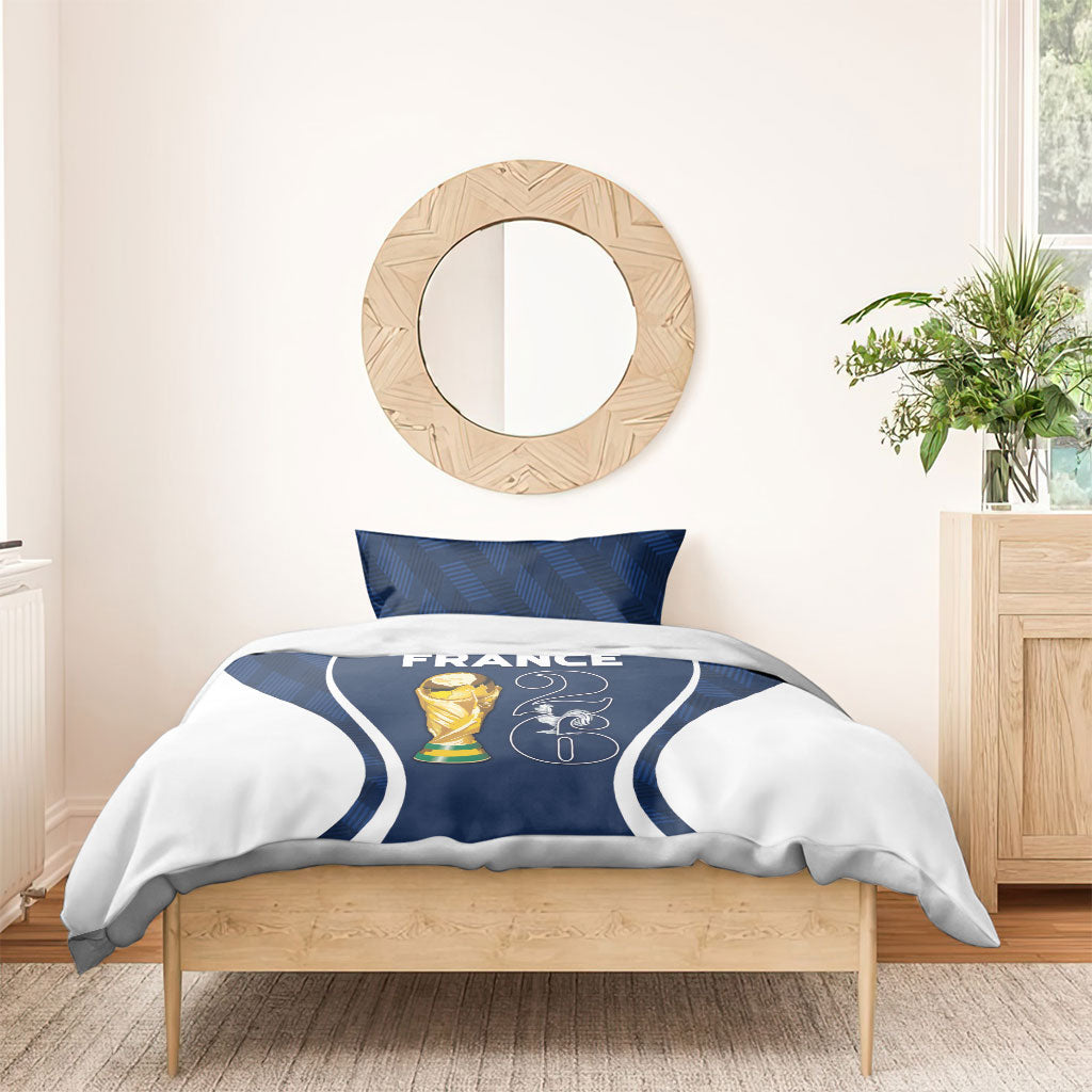 France Football 2026 Bedding Set Road To Champions