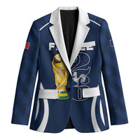 Custom France Football 2026 Blazer Road To Champions