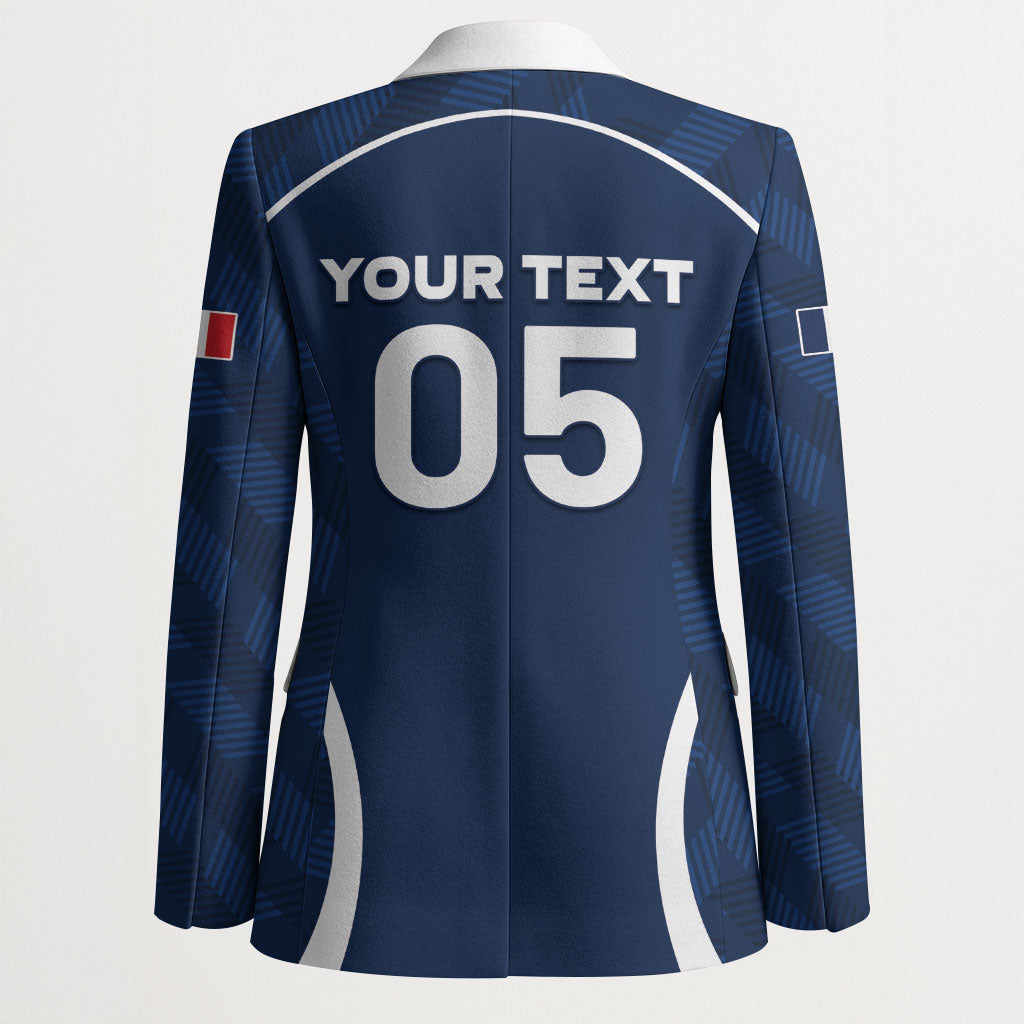 Custom France Football 2026 Blazer Road To Champions