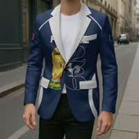 Custom France Football 2026 Blazer Road To Champions