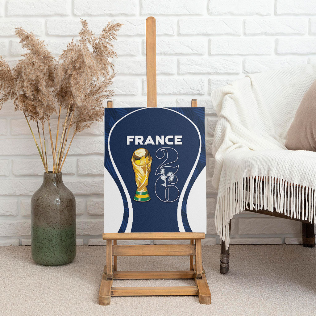 France Football 2026 Canvas Wall Art Road To Champions