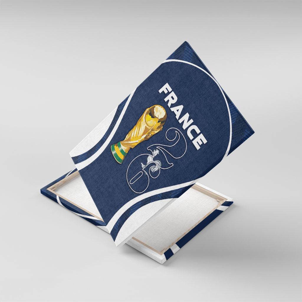 France Football 2026 Canvas Wall Art Road To Champions