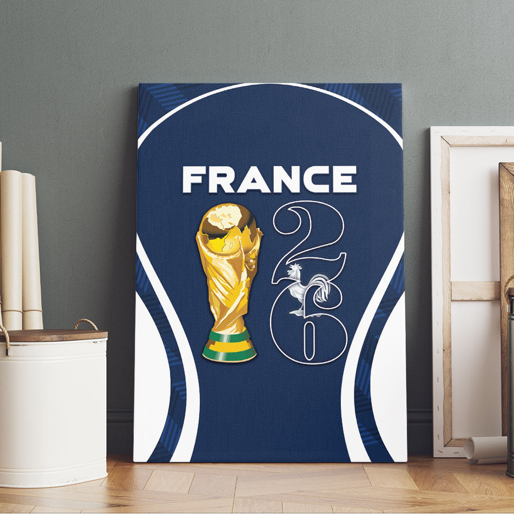France Football 2026 Canvas Wall Art Road To Champions