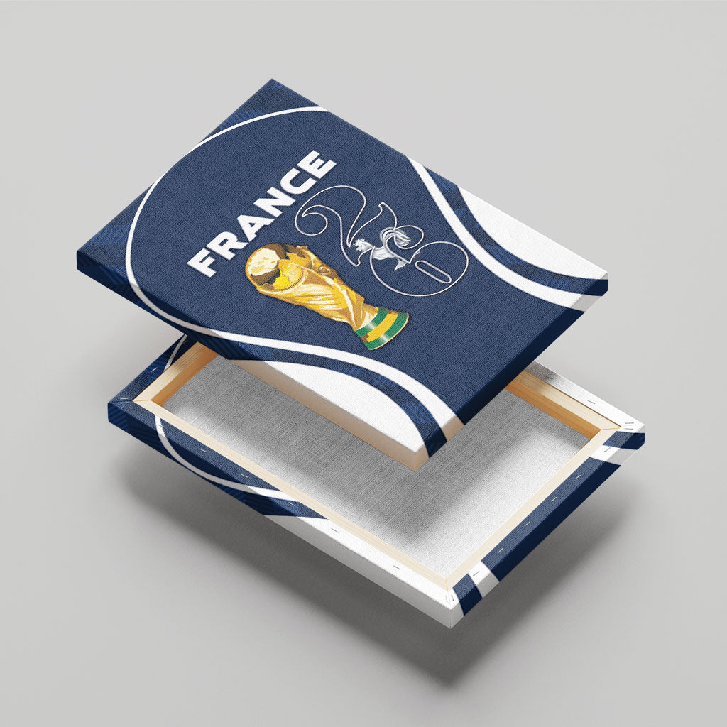 France Football 2026 Canvas Wall Art Road To Champions