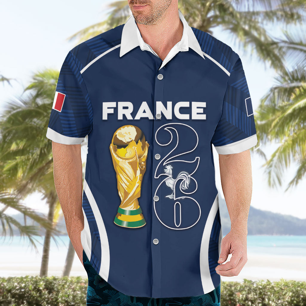 Custom France Football 2026 Hawaiian Shirt Road To Champions