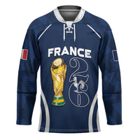 Custom France Football 2026 Hockey Jersey Road To Champions