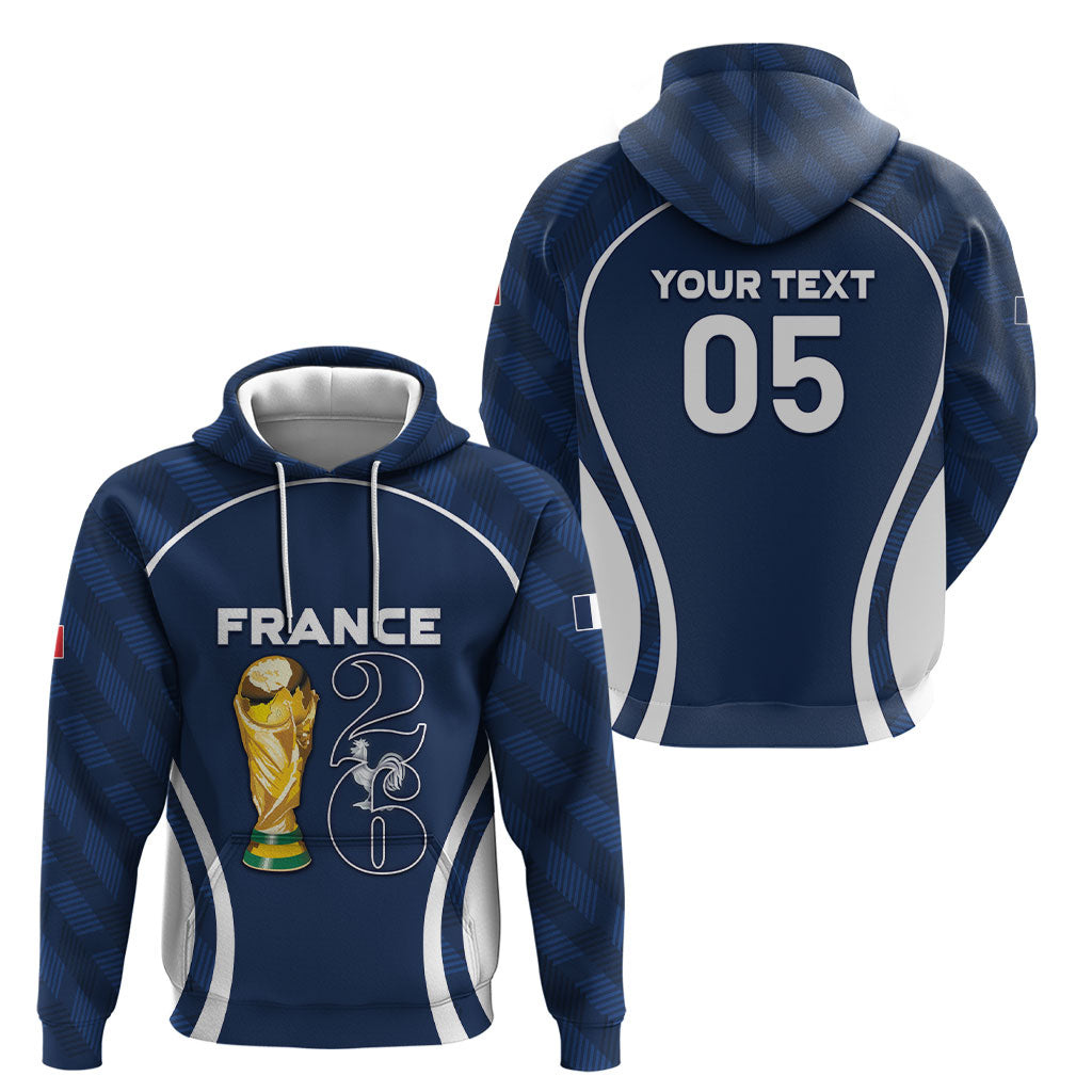 Custom France Football 2026 Hoodie Road To Champions