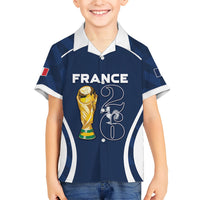 Custom France Football 2026 Kid Hawaiian Shirt Road To Champions