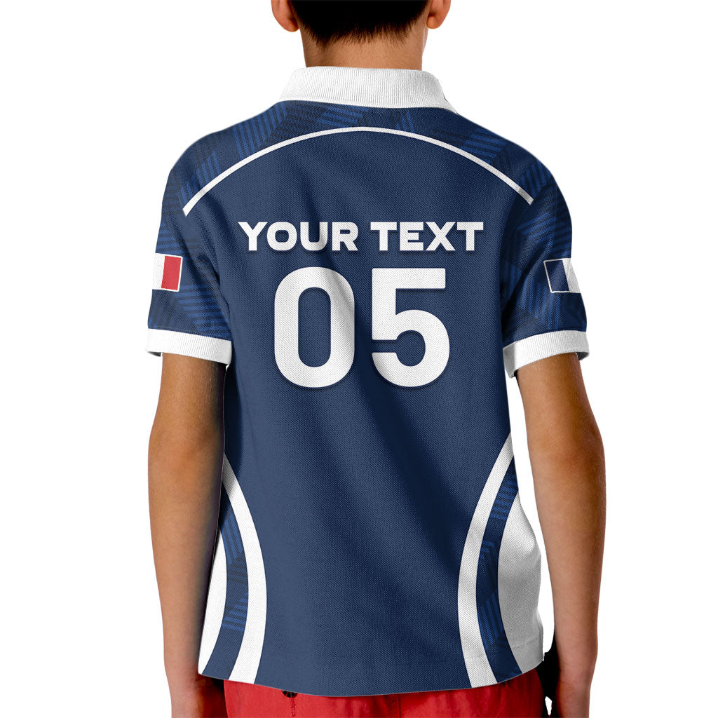 Custom France Football 2026 Kid Polo Shirt Road To Champions