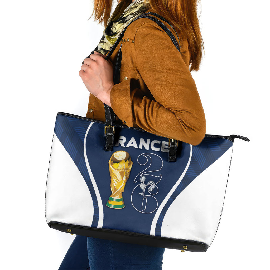 France Football 2026 Leather Tote Bag Road To Champions
