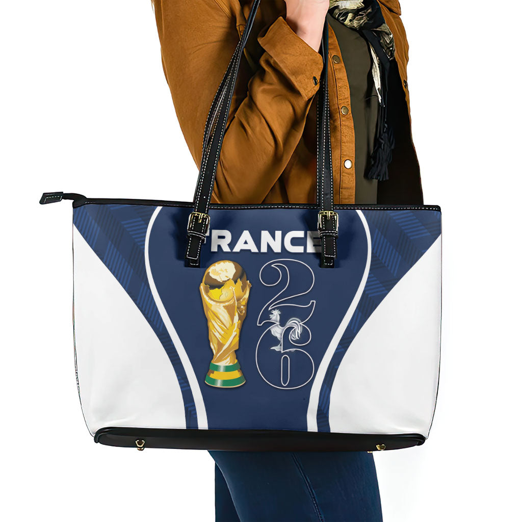 France Football 2026 Leather Tote Bag Road To Champions