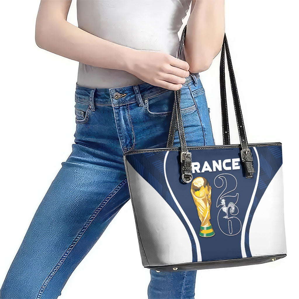 France Football 2026 Leather Tote Bag Road To Champions