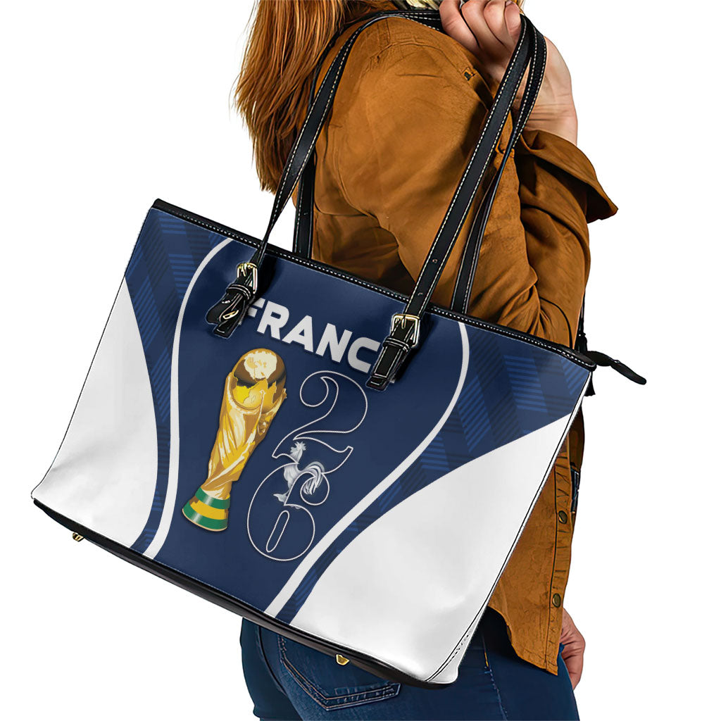France Football 2026 Leather Tote Bag Road To Champions