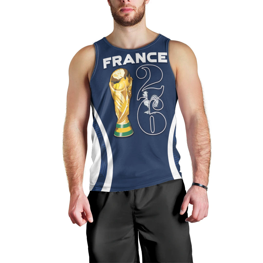 Custom France Football 2026 Men Tank Top Road To Champions