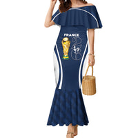 Custom France Football 2026 Mermaid Dress Road To Champions