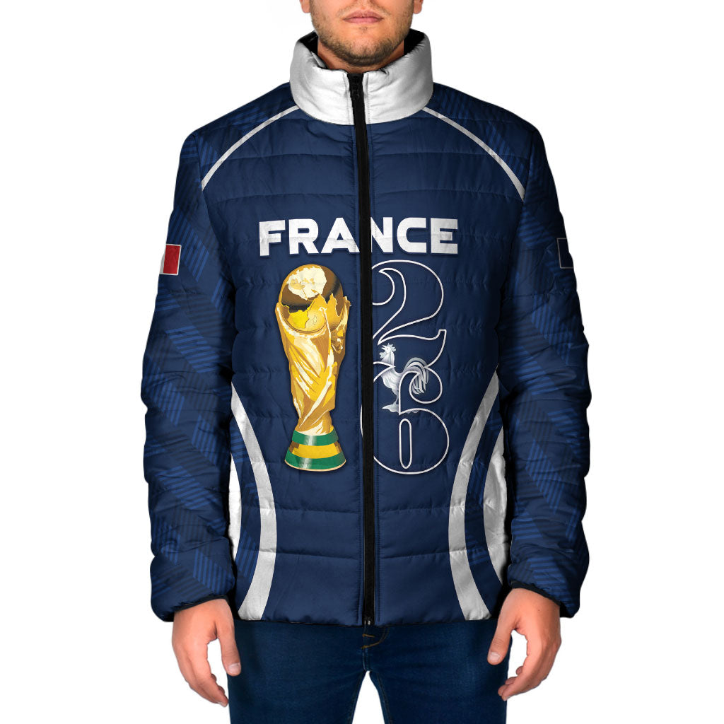 Custom France Football 2026 Padded Jacket Road To Champions