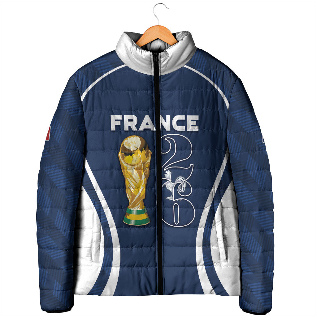 Custom France Football 2026 Padded Jacket Road To Champions
